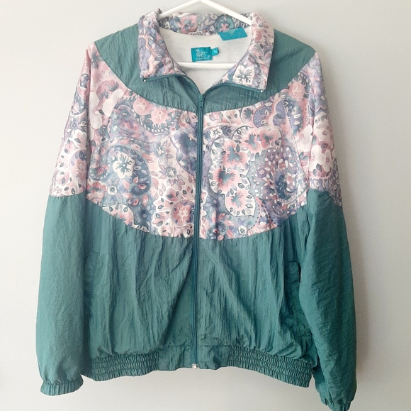 Vintage windbreaker track jacket - Picture 1 of 8